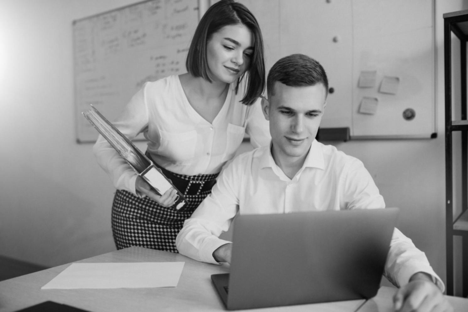 Financial analysis workspace with charts and data visualization tools